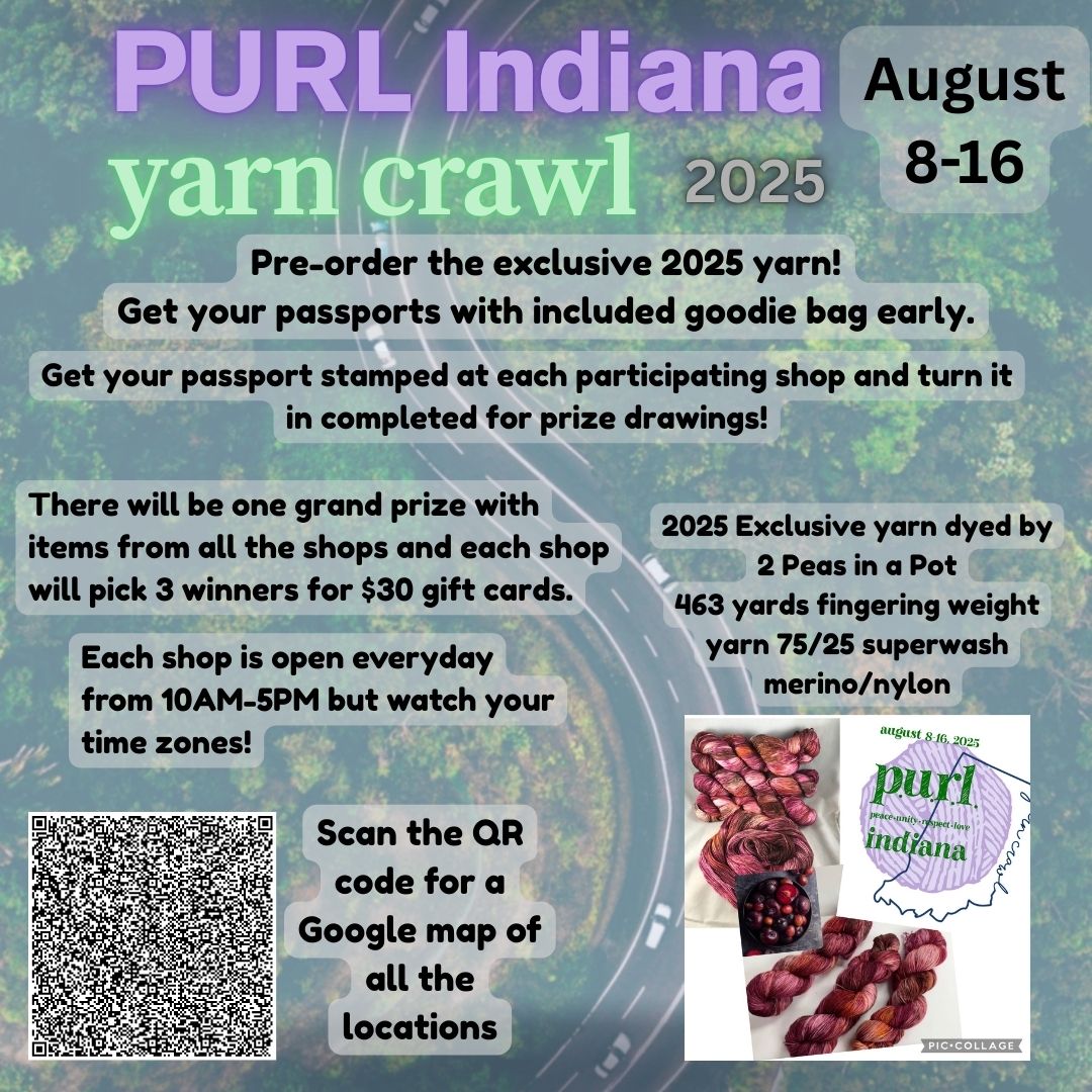 2025 PURL Indiana Yarn Crawl