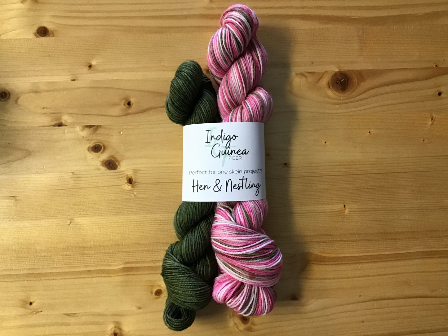 Hen & Nestling - Pink Pine/Strength 8