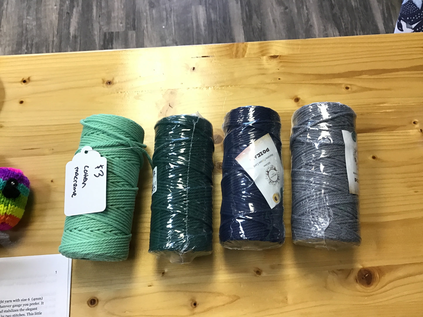 DeStash - Cotton Macrame Cord