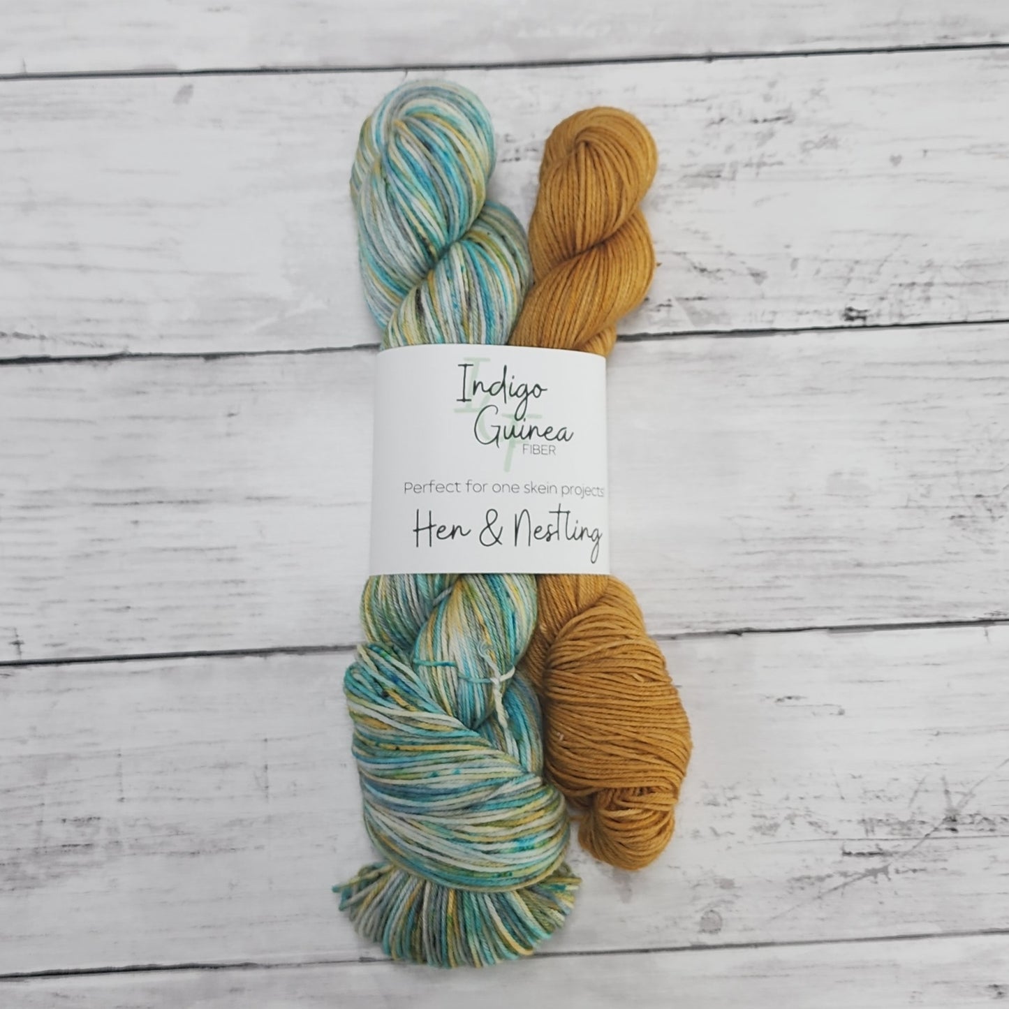 Sparrow & Hen Nestling - Blue Lemonade / Patience 1.6