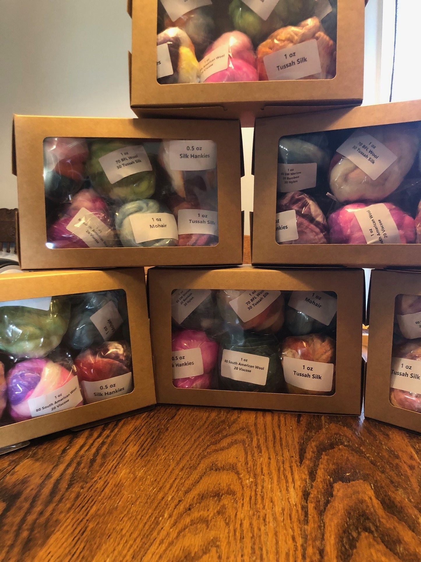 Fiber Tasting Kit of Flannel Cakes Fibers