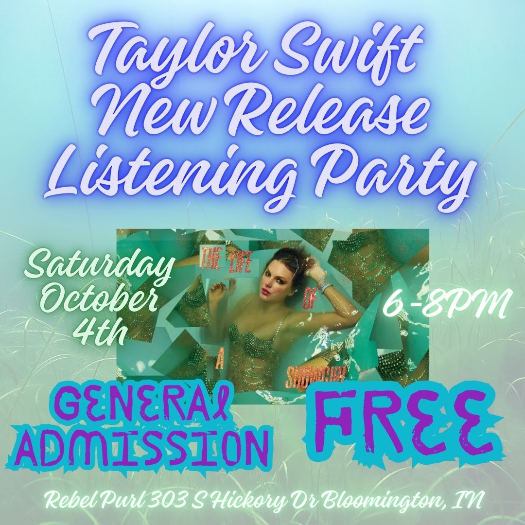 TS New Release Listening Party with Evie - Saturday October 4th