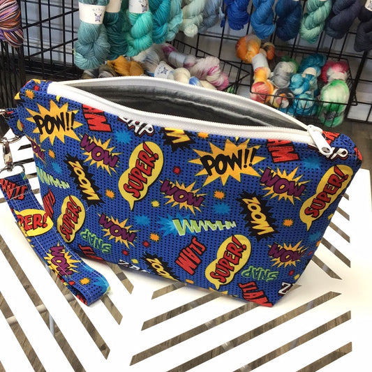 Super Pow Zap Zoom Small Zipper Bag
