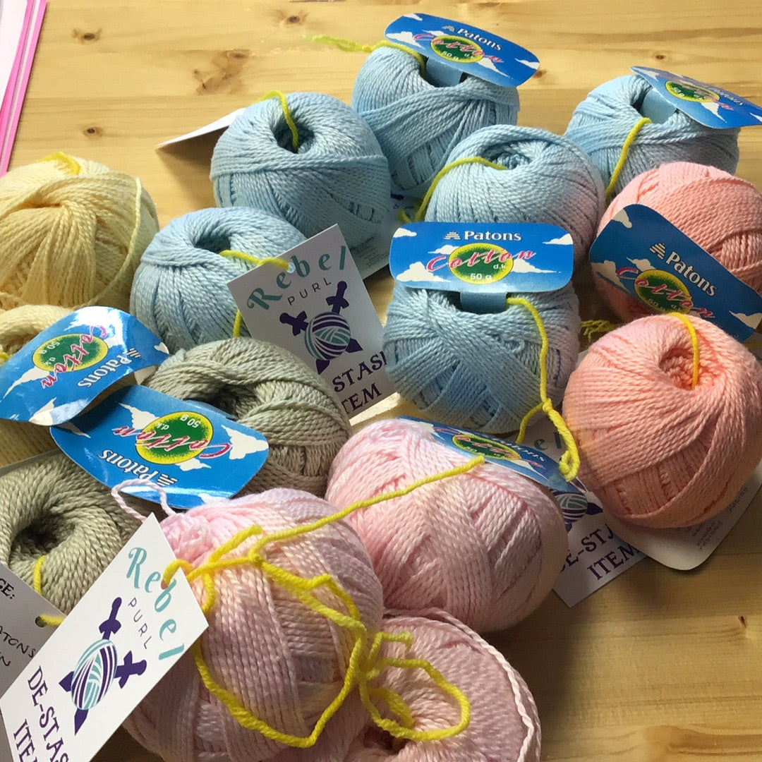 DeStash - Patons Cotton DK/50g/116yards