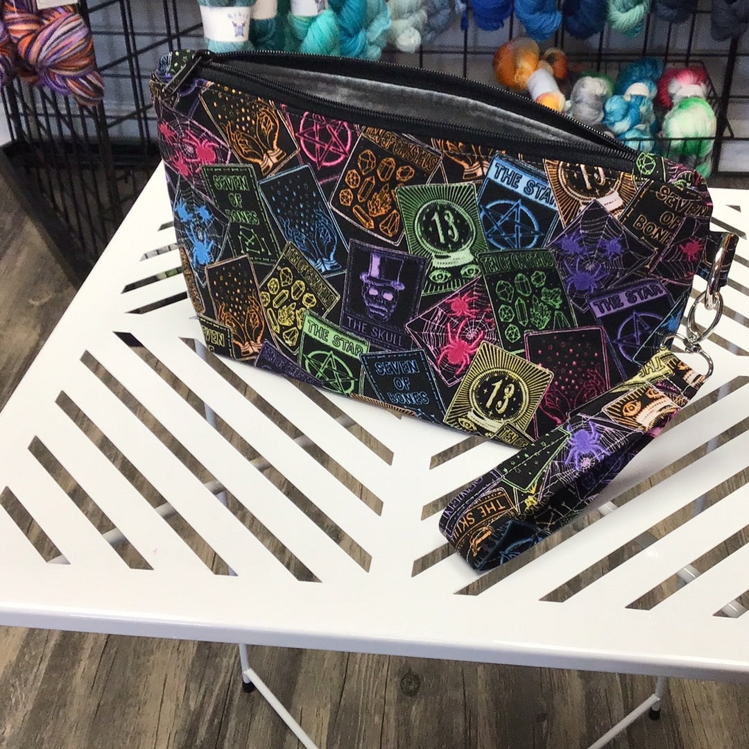 Neon Tarot Small Zipper Bag