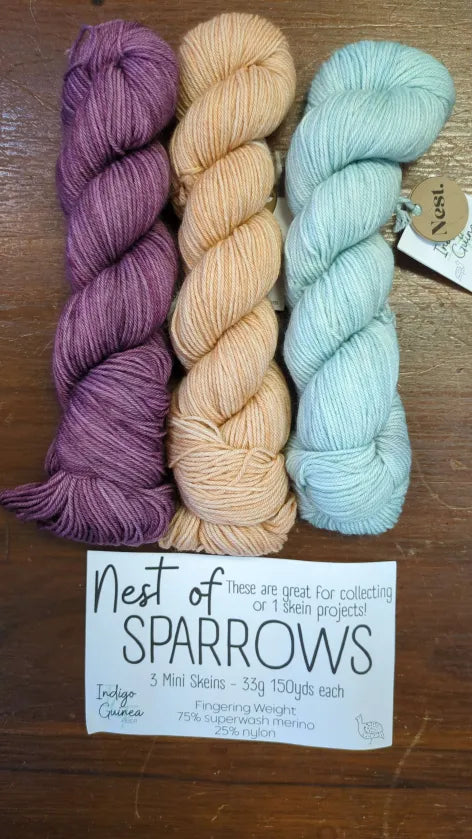 Nest of Sparrows - honesty, delightful and kindness