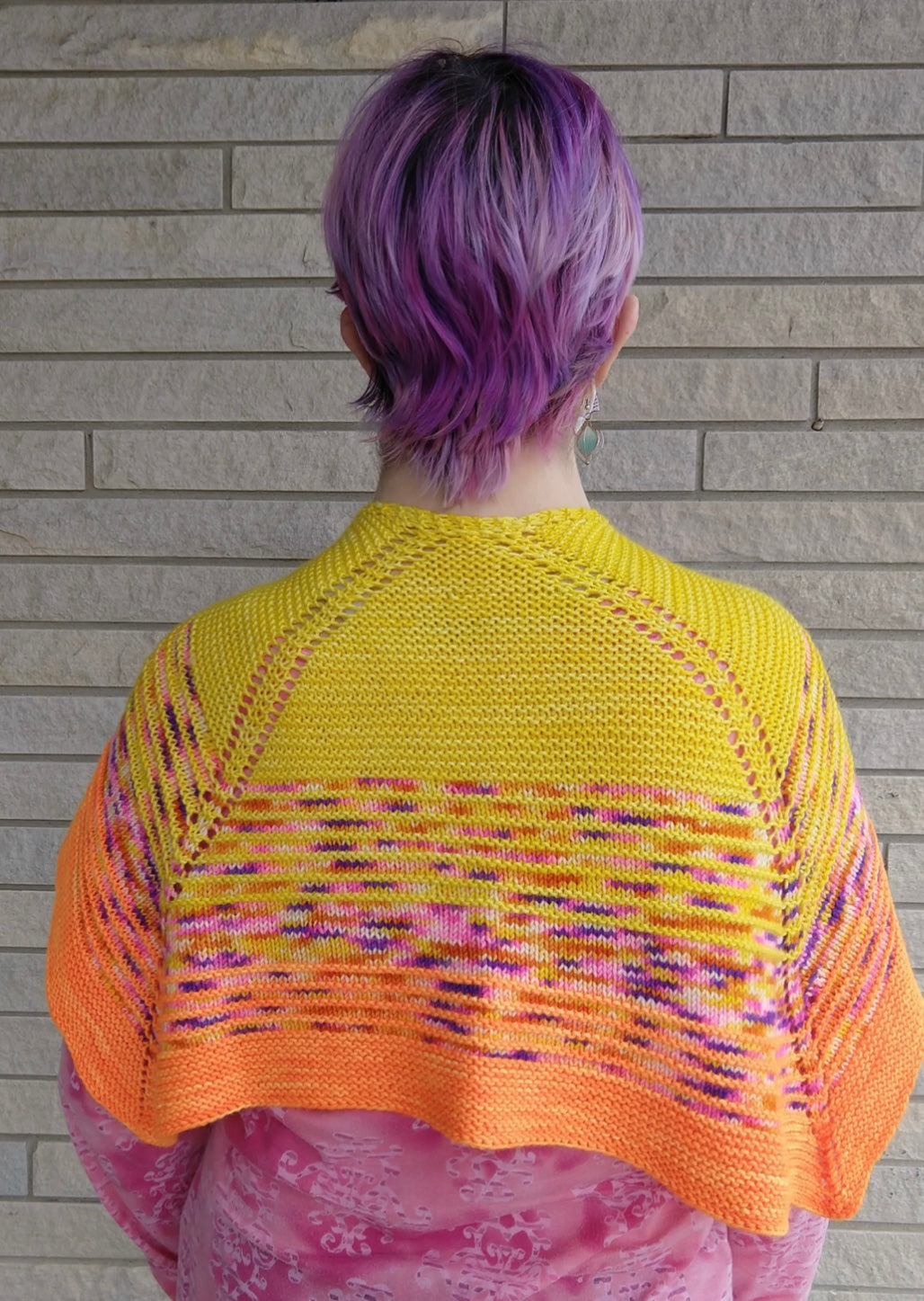 Spelunking Through Stash Shawl Kit