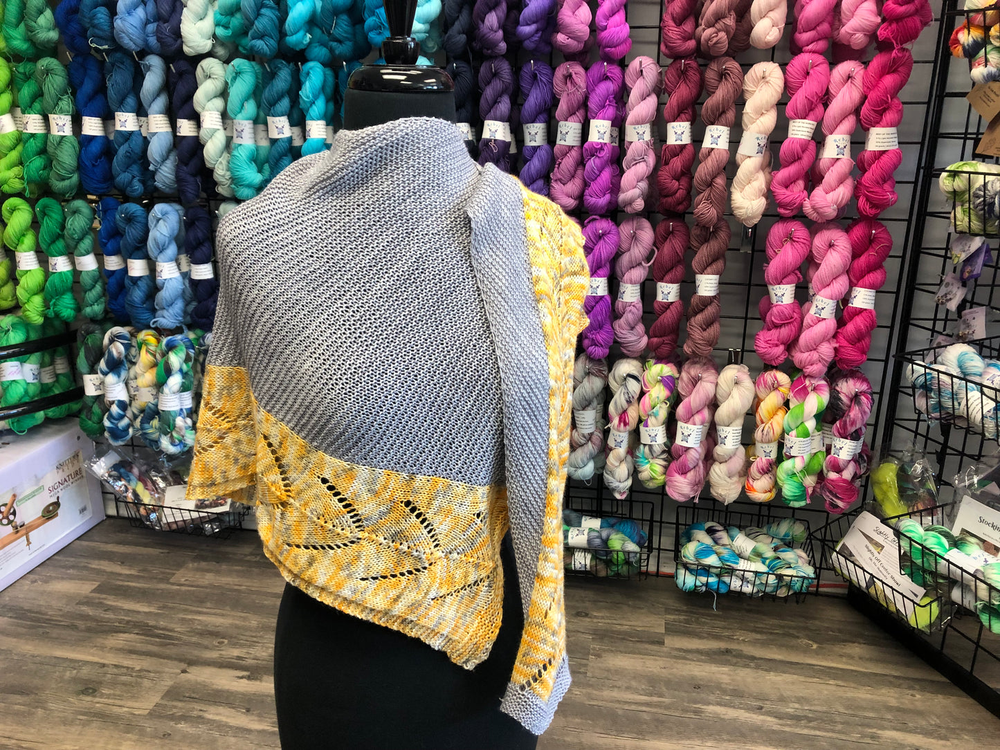 Powered Up Power Up Edged Shawl Pattern - digital download