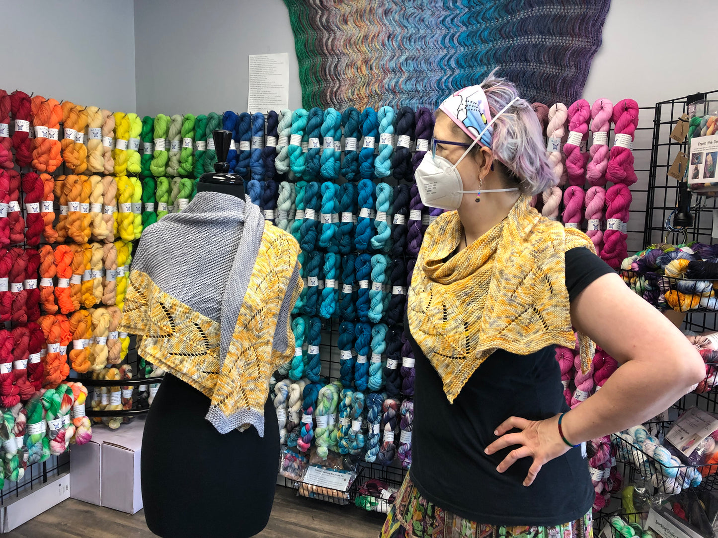 Powered Up Power Up Edged Shawl Pattern - digital download