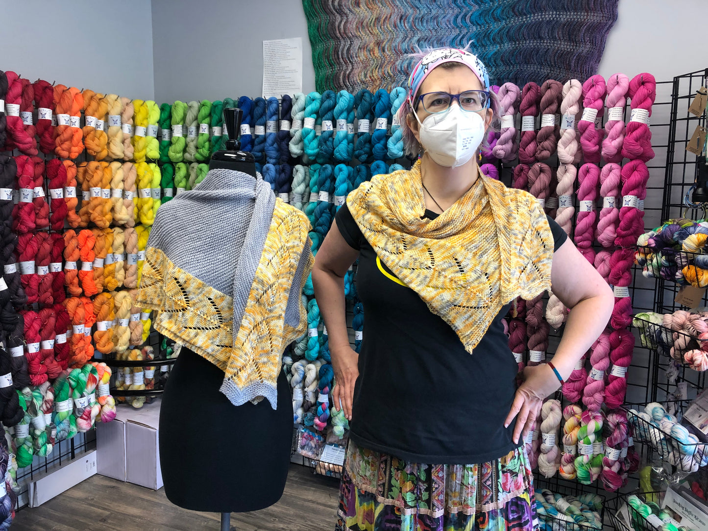 Powered Up Power Up Edged Shawl Pattern - digital download