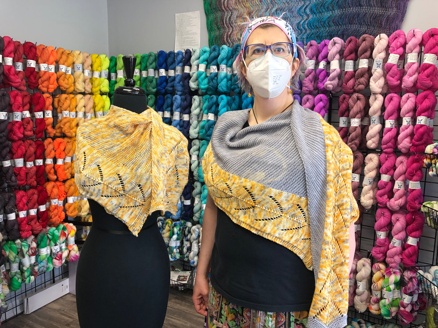 Powered Up Power Up Edged Shawl Pattern - digital download