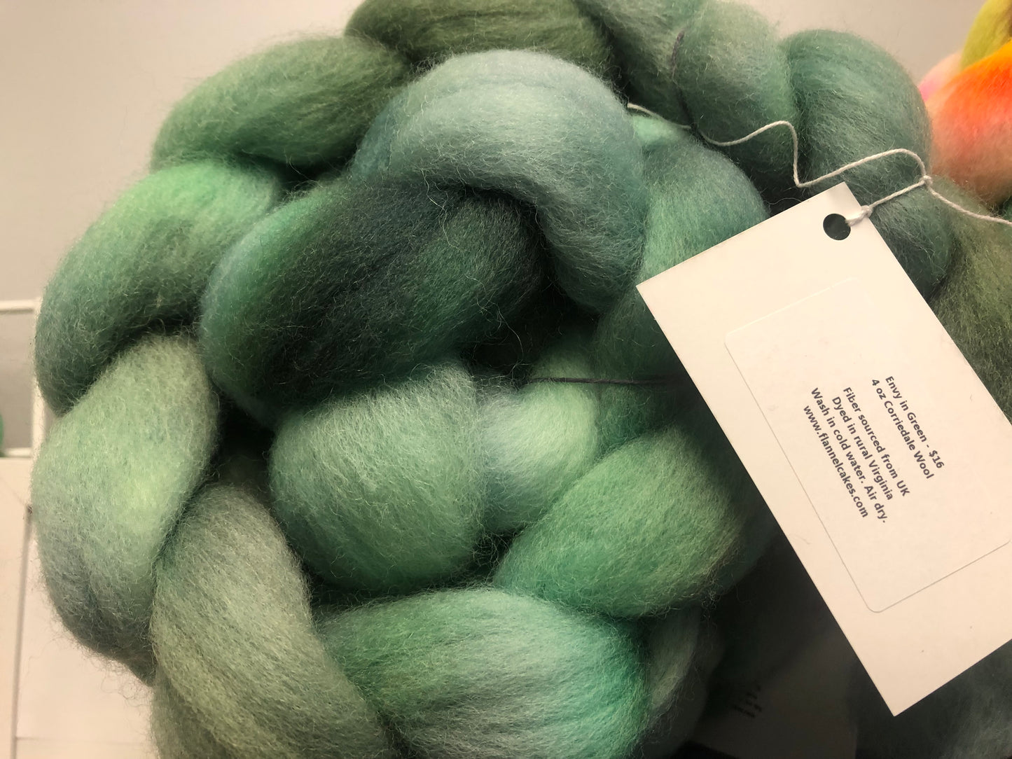 Roving Braids - Envy in Green