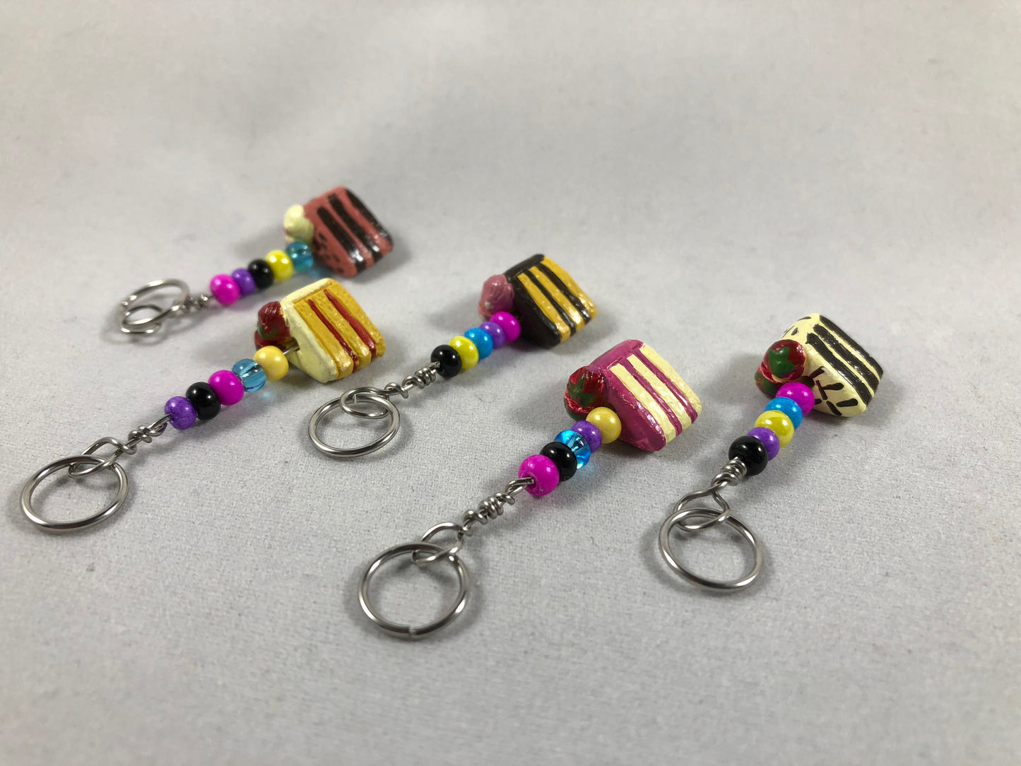 Crazy Birthday Cake Stitch Markers - Multiple Choices