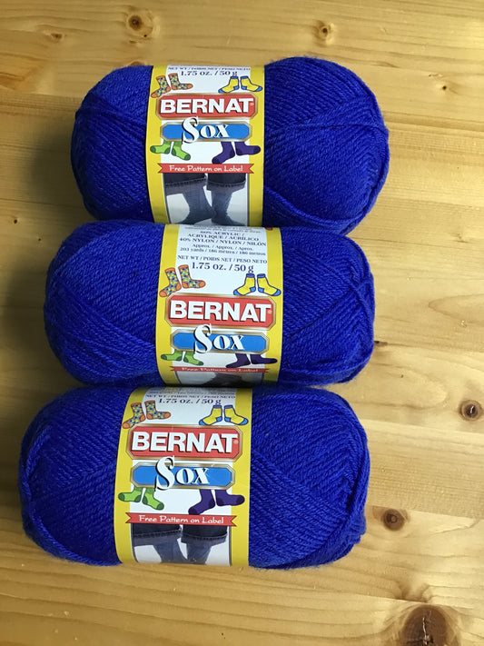 DeStash - Bernat Sox Blue