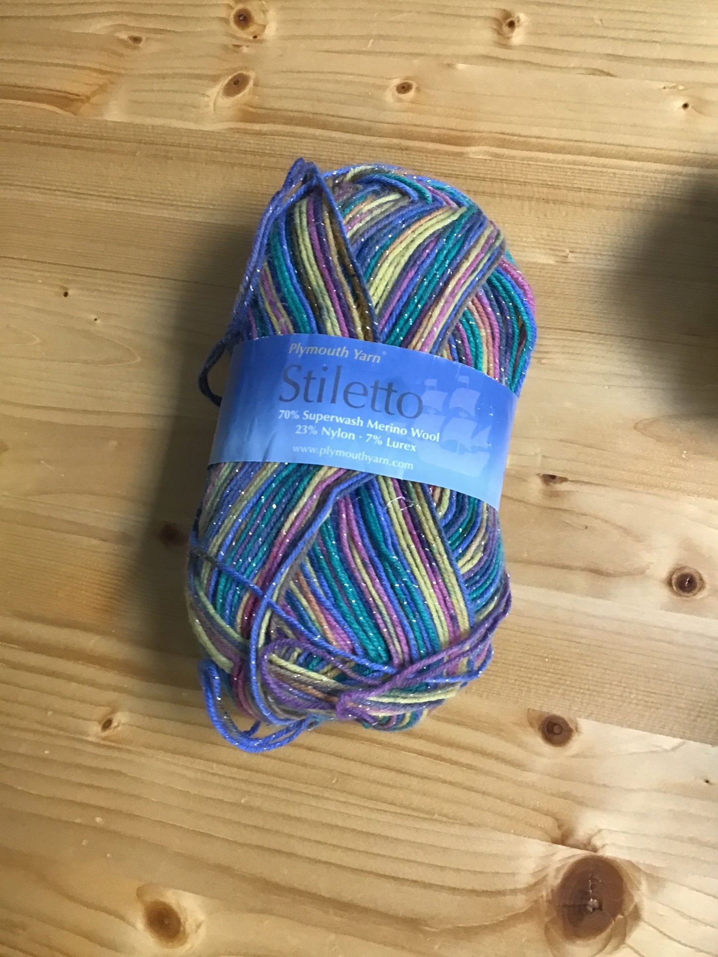 DeStash - Plymouth yarn Stiletto