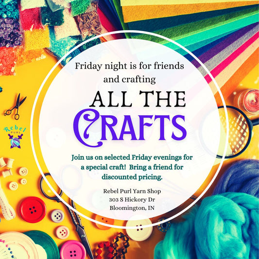 All the Crafts - Friday Friend Crafting Event - Stitch Markers/Keepers