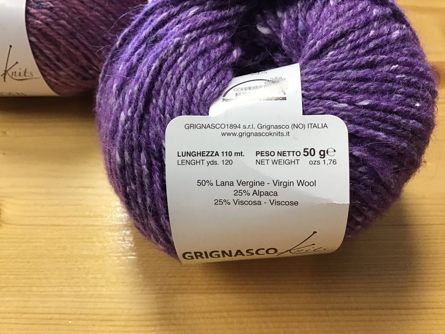 DeStash - Grignasco Knits Loden 50 wool/25 alpaca/25 viscose