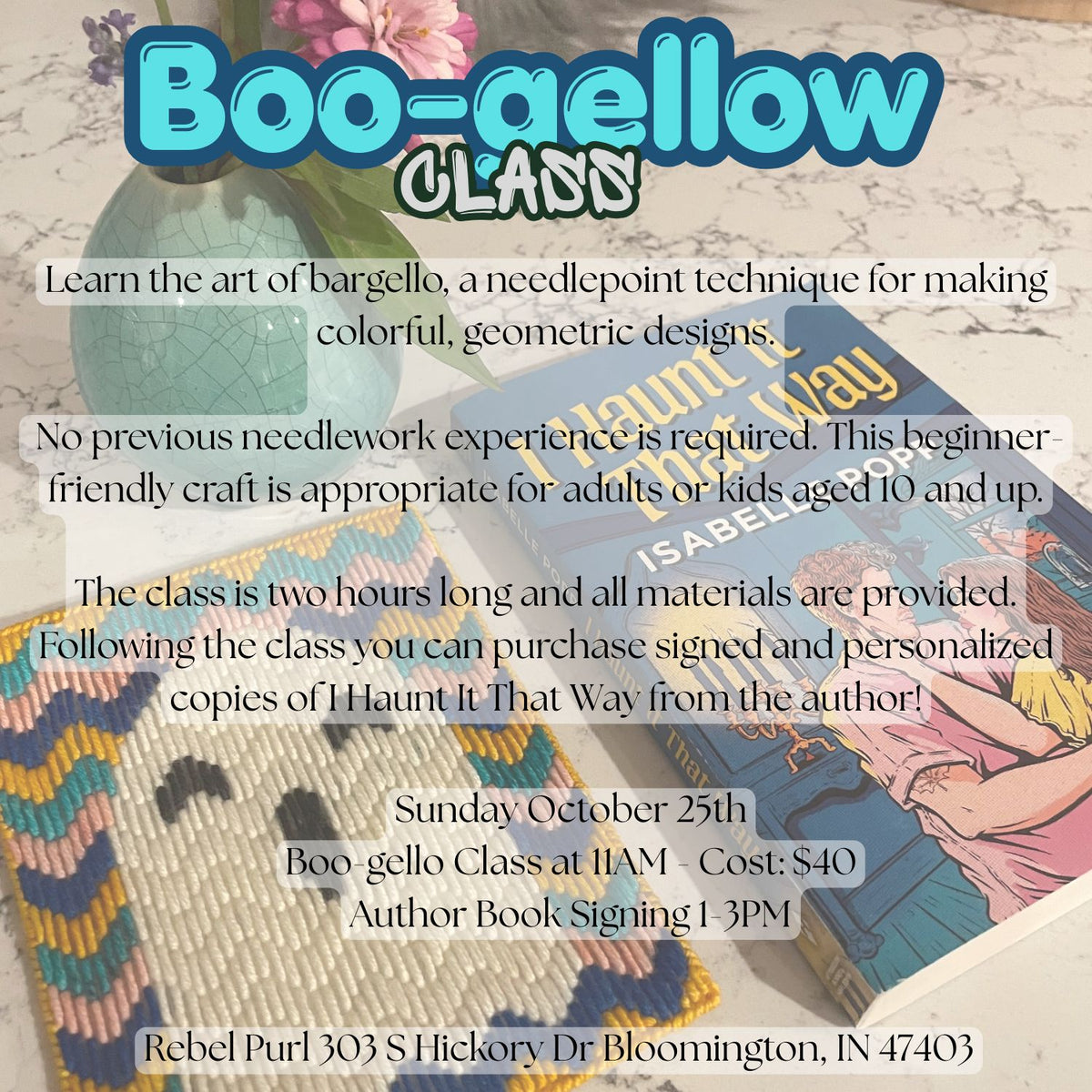 Boo-gello Class with Malia - Sunday October 25th 11AM-1PM
