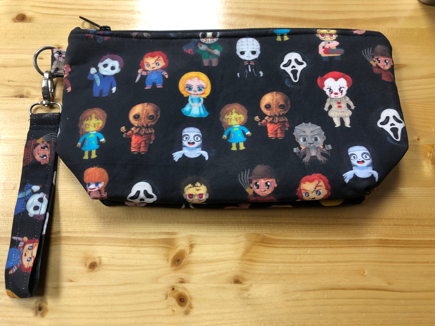 Cute Horror Characters Small Zipper Bag