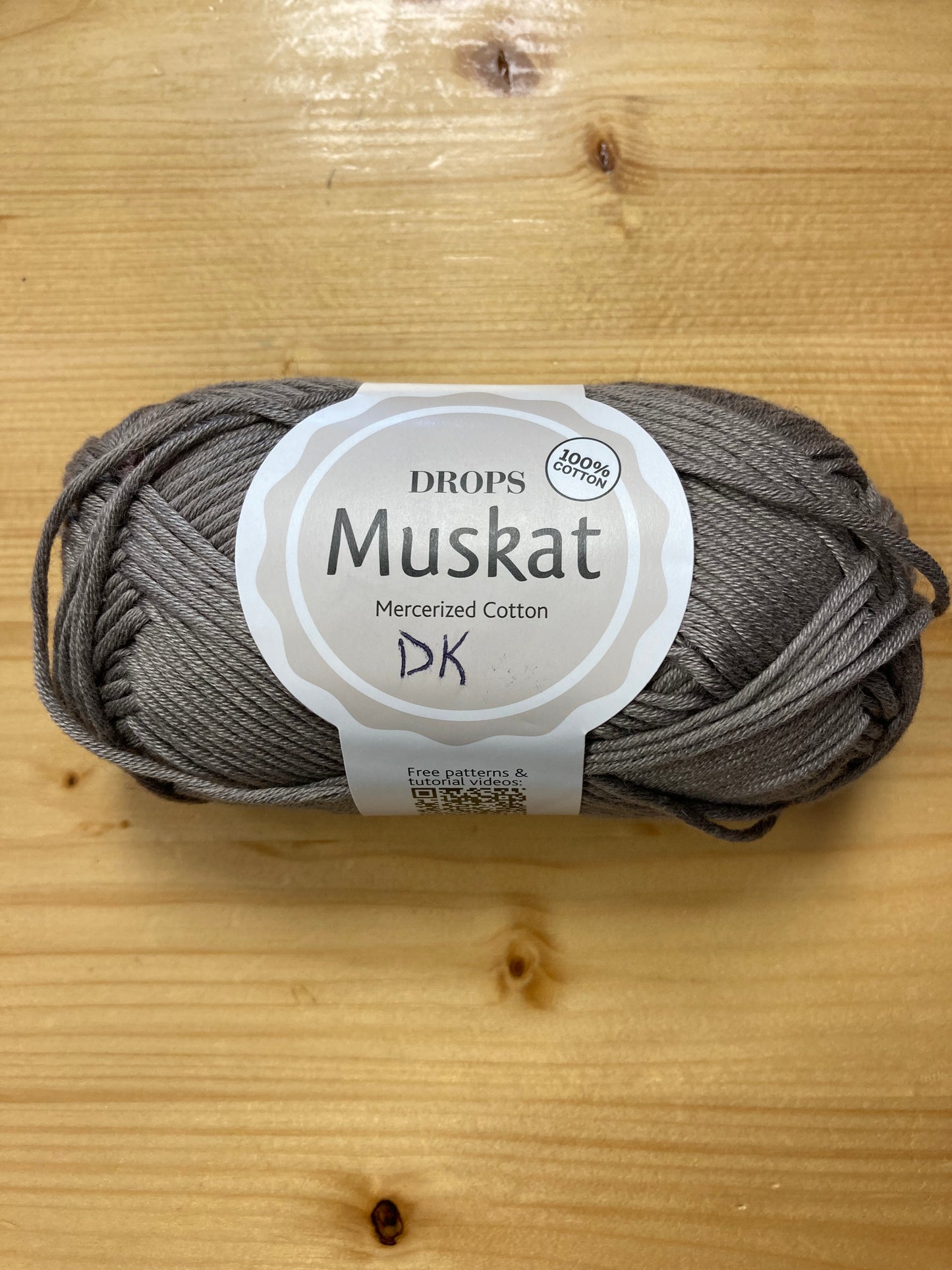 Drops Muskat 100% Mercerized Cotton DK, 50g