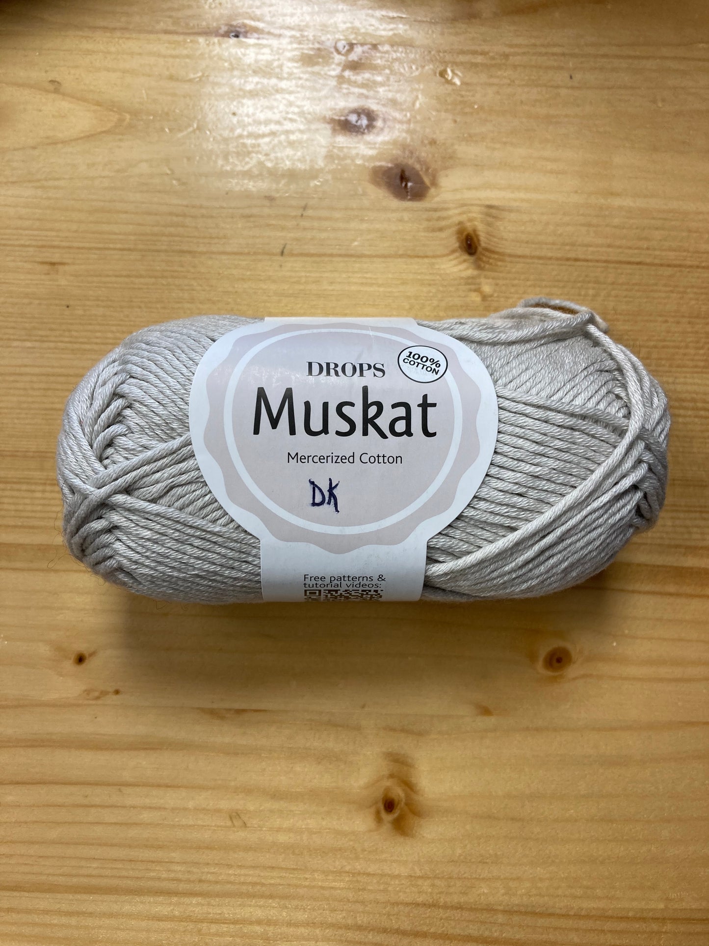 Drops Muskat 100% Mercerized Cotton DK, 50g