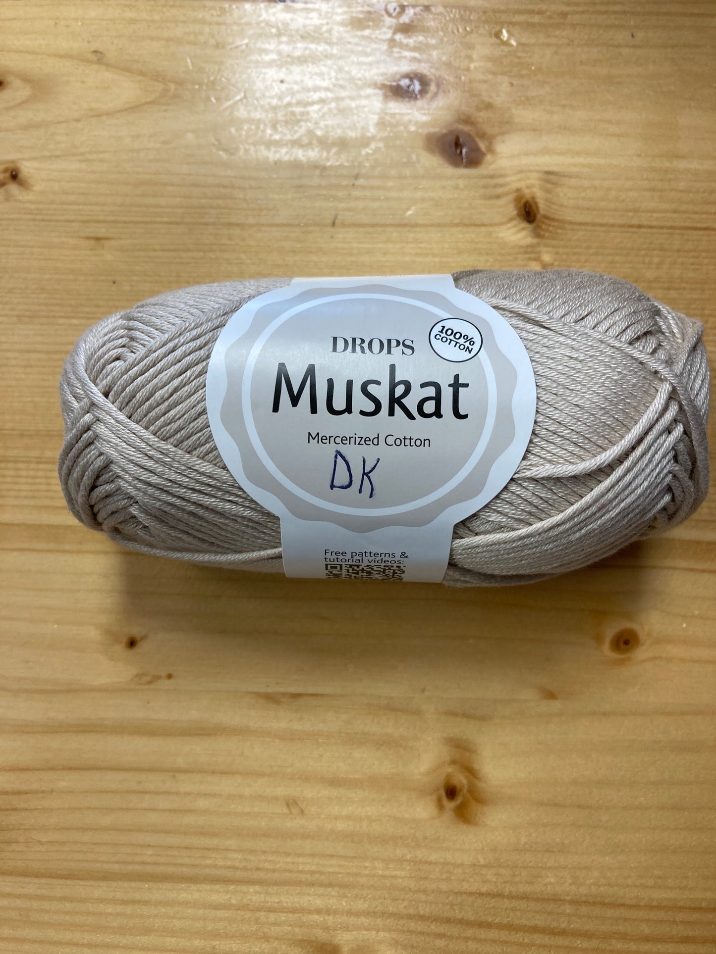 Drops Muskat 100% Mercerized Cotton DK, 50g