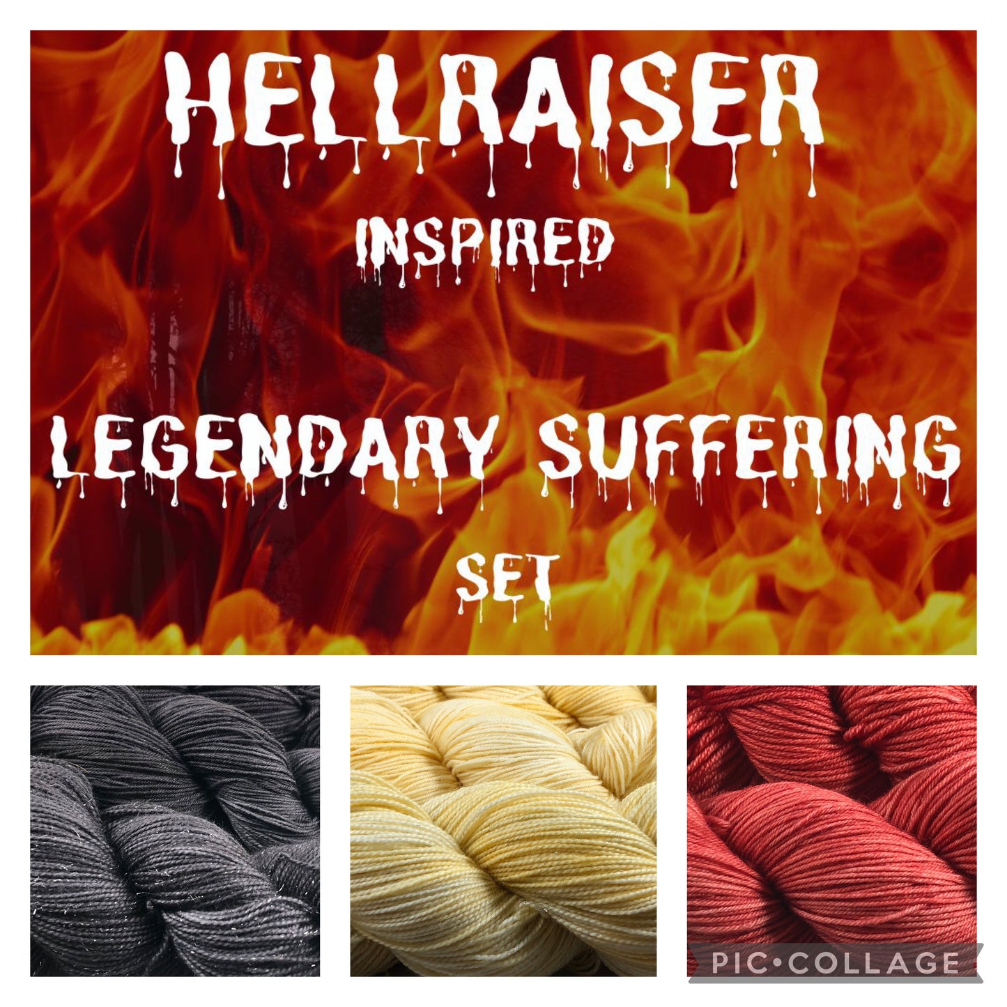 Horror Yarn Sets - Ready to Ship