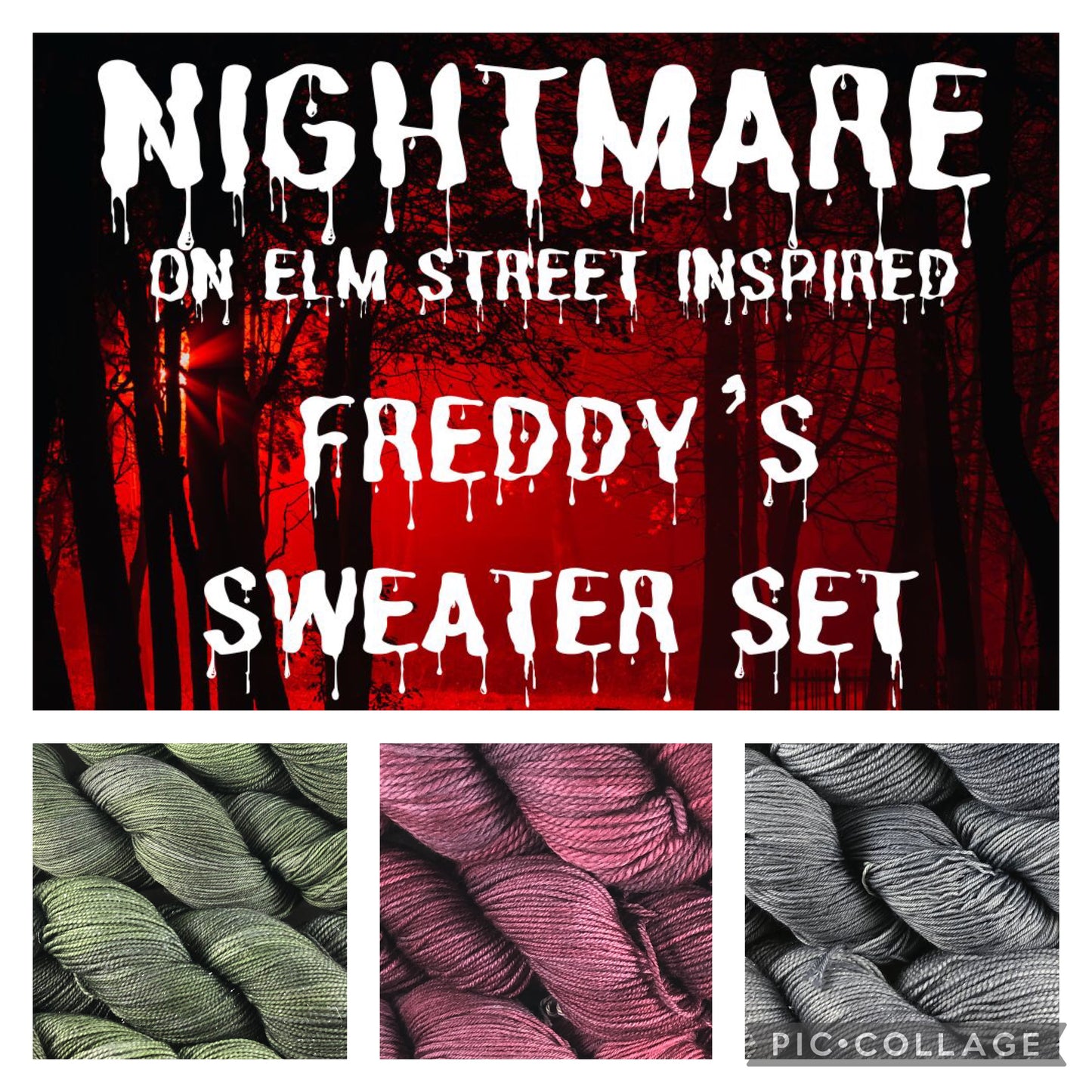 Horror Yarn Sets - Ready to Ship