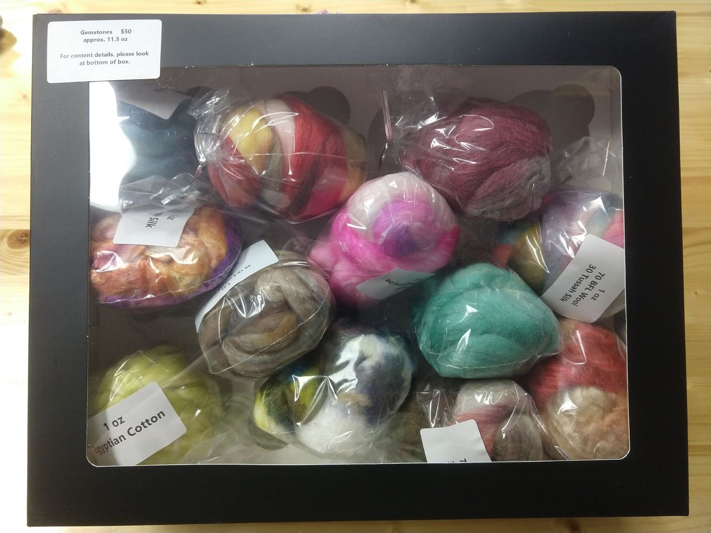 Fiber Tasting Kit of Flannel Cakes Fibers