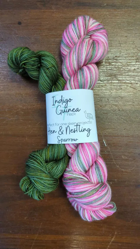 Hen & Nestling - Pink Pine & Strength