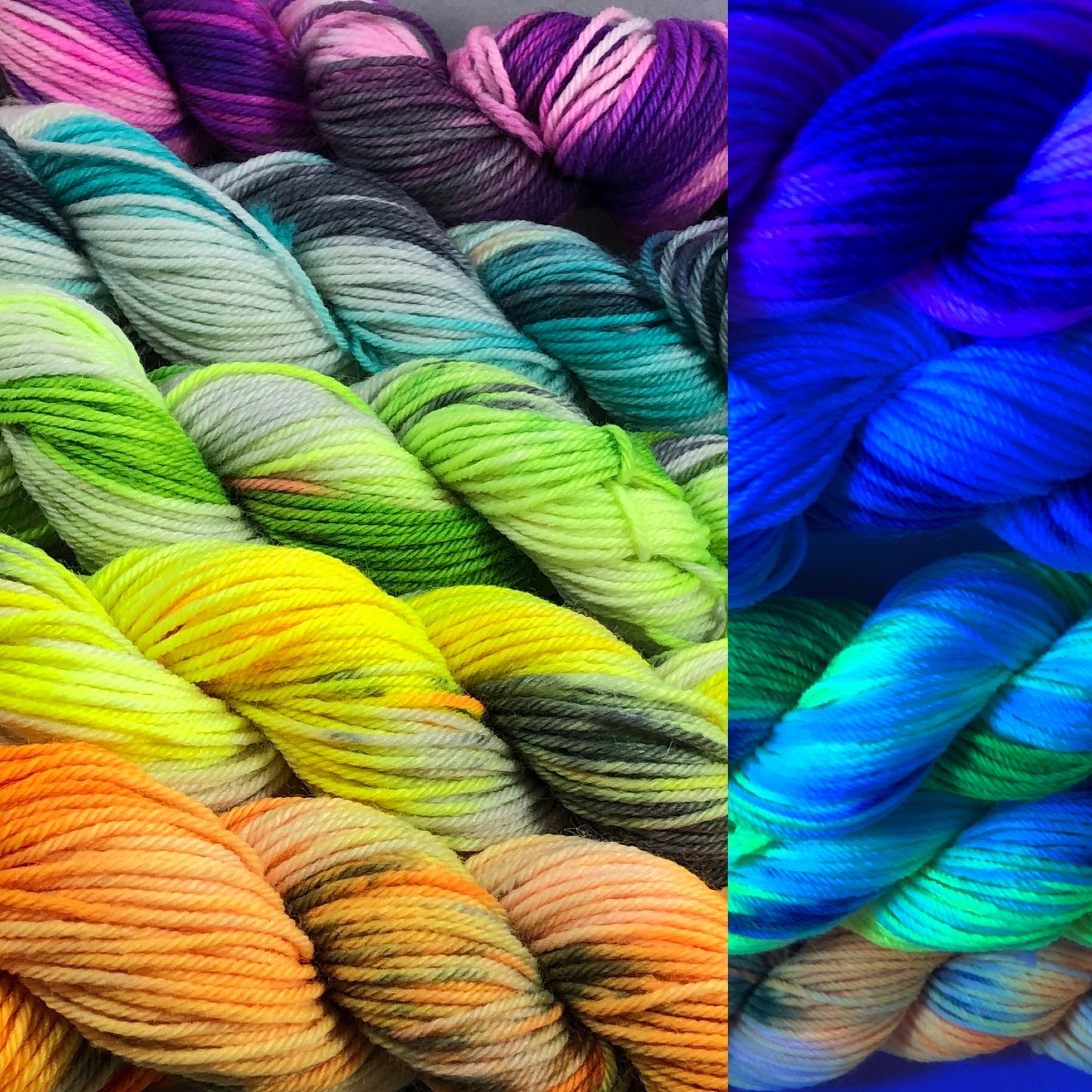 Riot Grrrl Rainbow Mini Skein Set