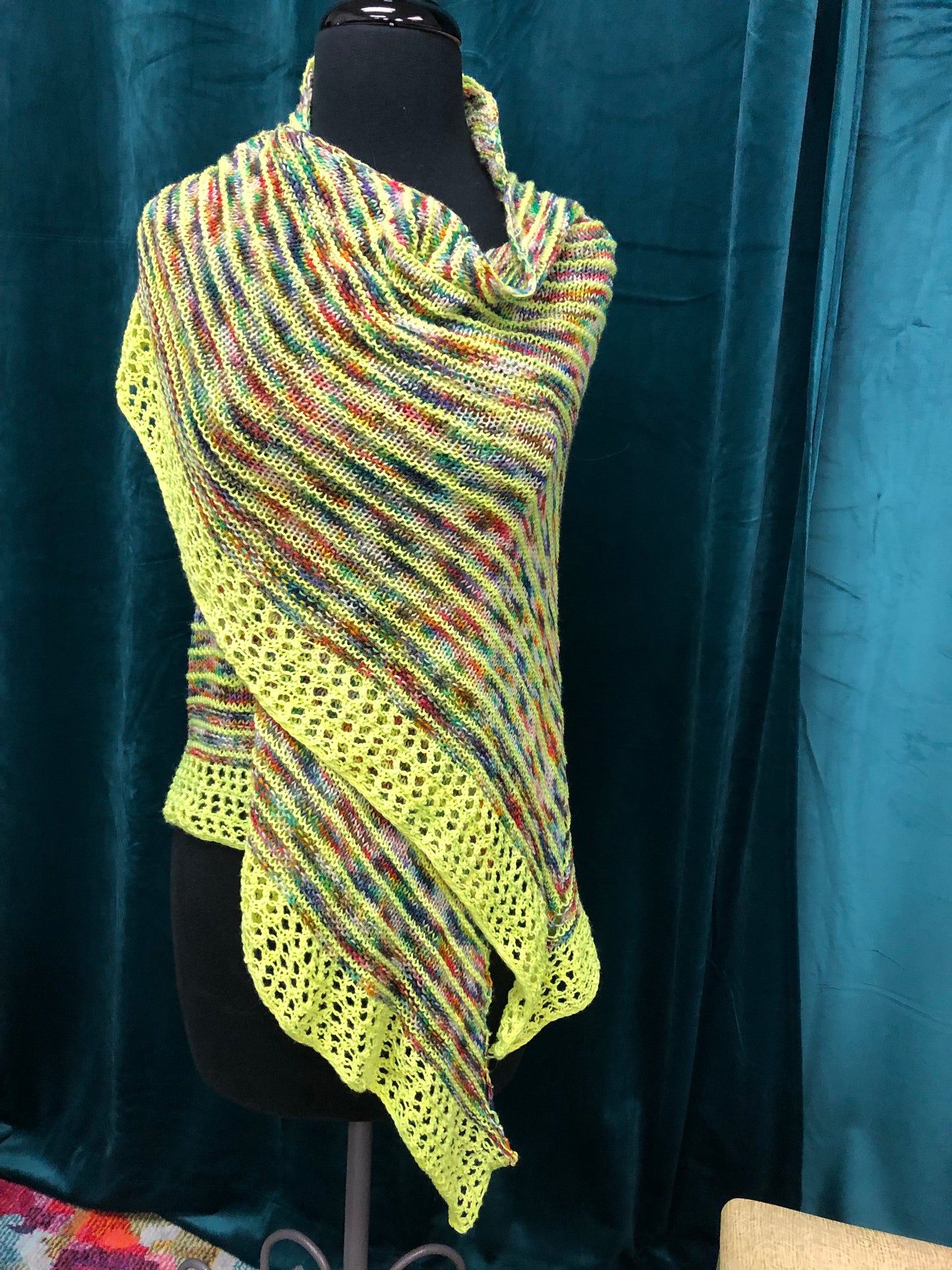 Slightly Off Center Shawl Pattern Download