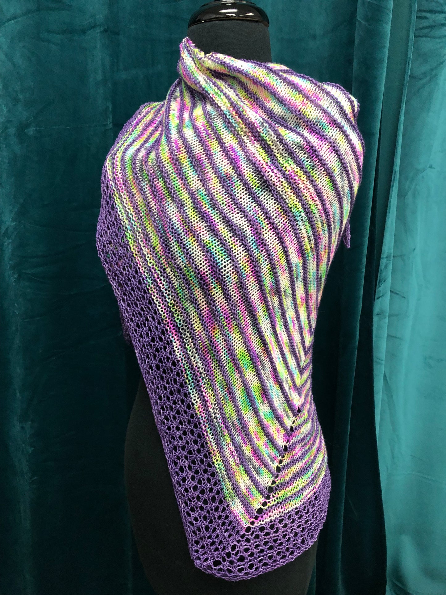 Slightly Off Center Shawl Pattern Download