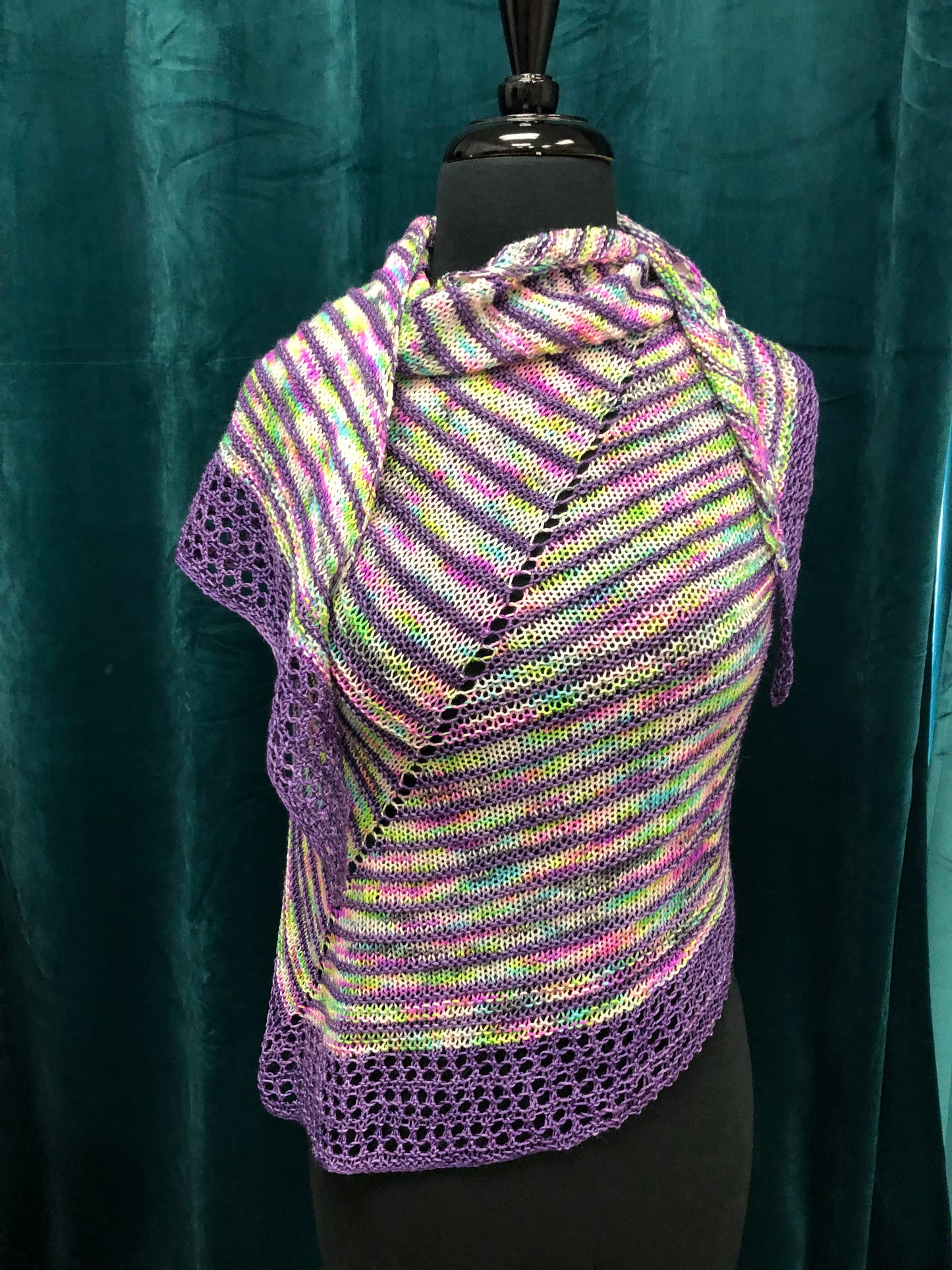 Slightly Off Center Shawl Pattern Download