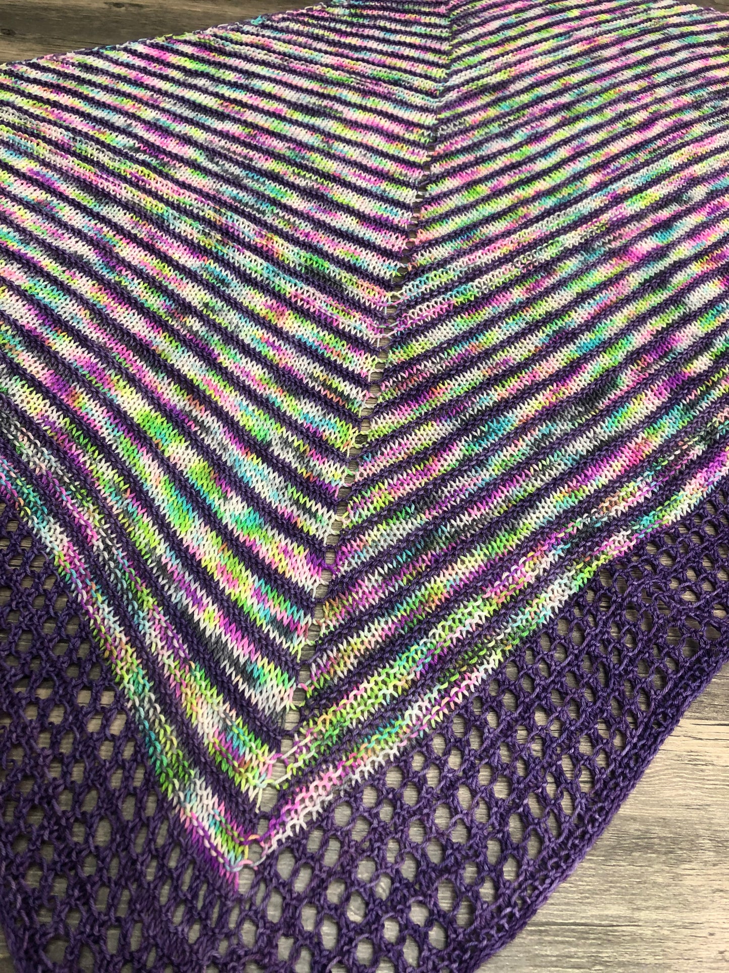 Slightly Off Center Shawl Pattern Download