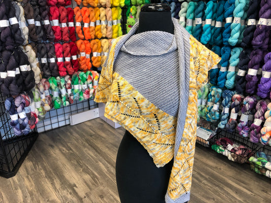 Powered Up Power Up Edged Shawl Pattern - digital download