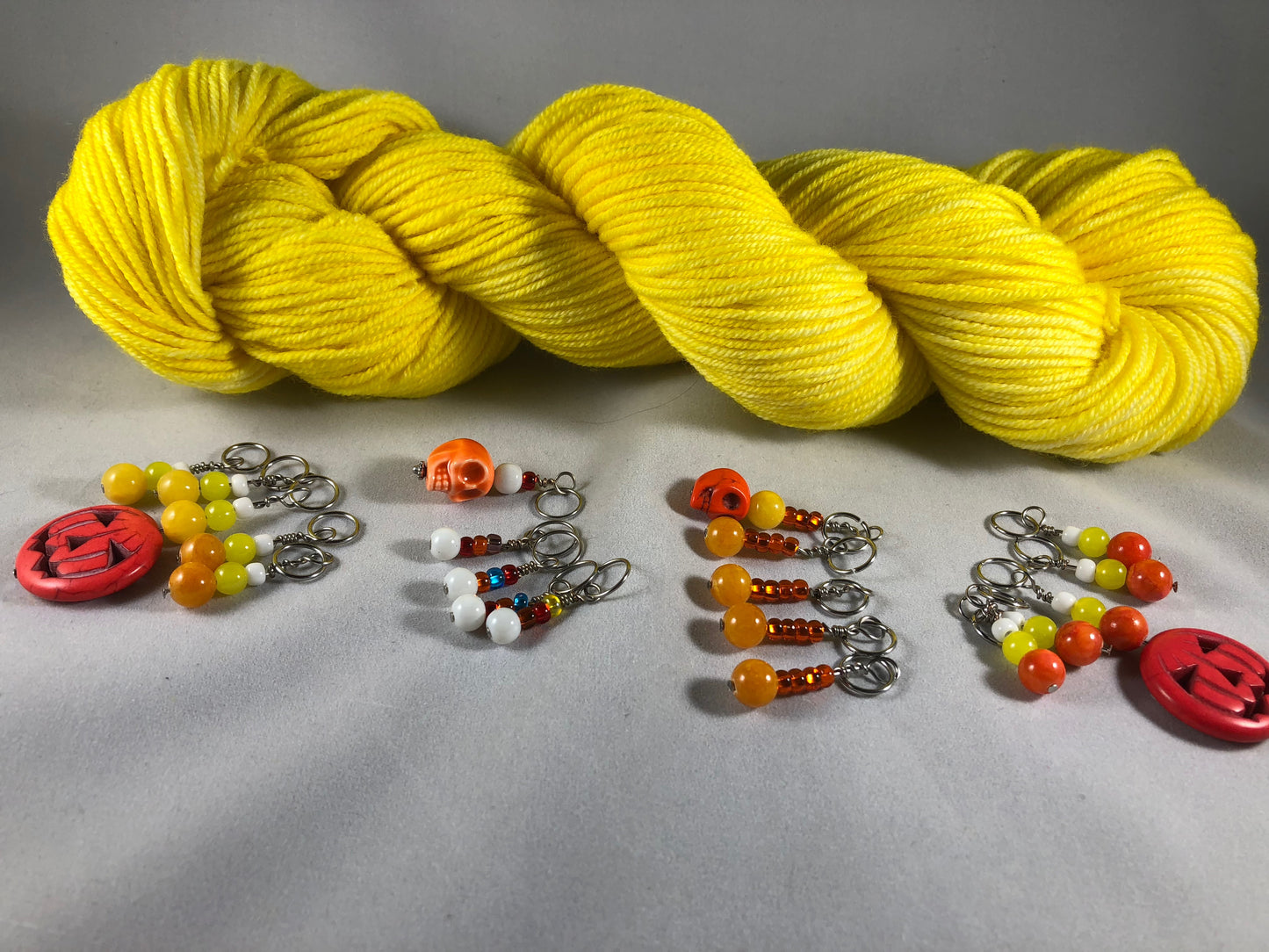 Pumpkinhead Stitch Markers - Multiple Choices