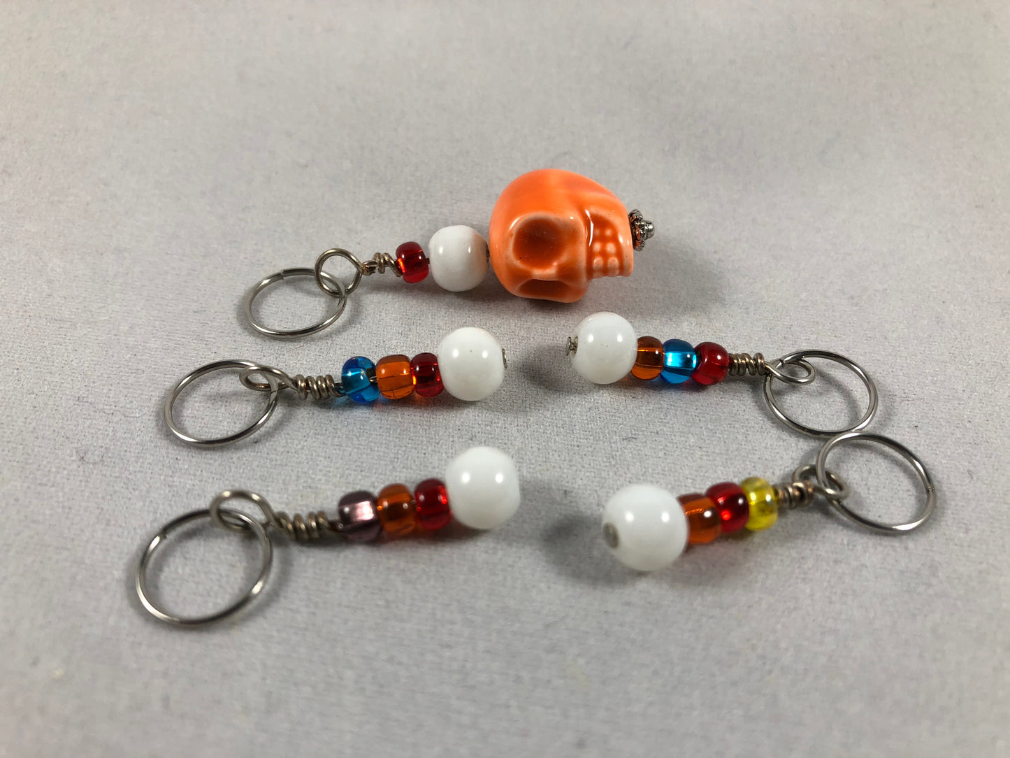 Pumpkinhead Stitch Markers - Multiple Choices
