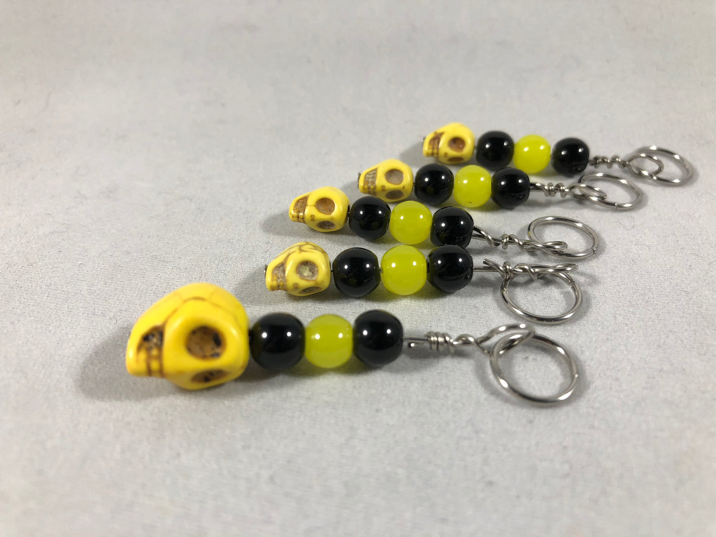 Death by Yellow Jacket Stitch Markers - Multiple Choices