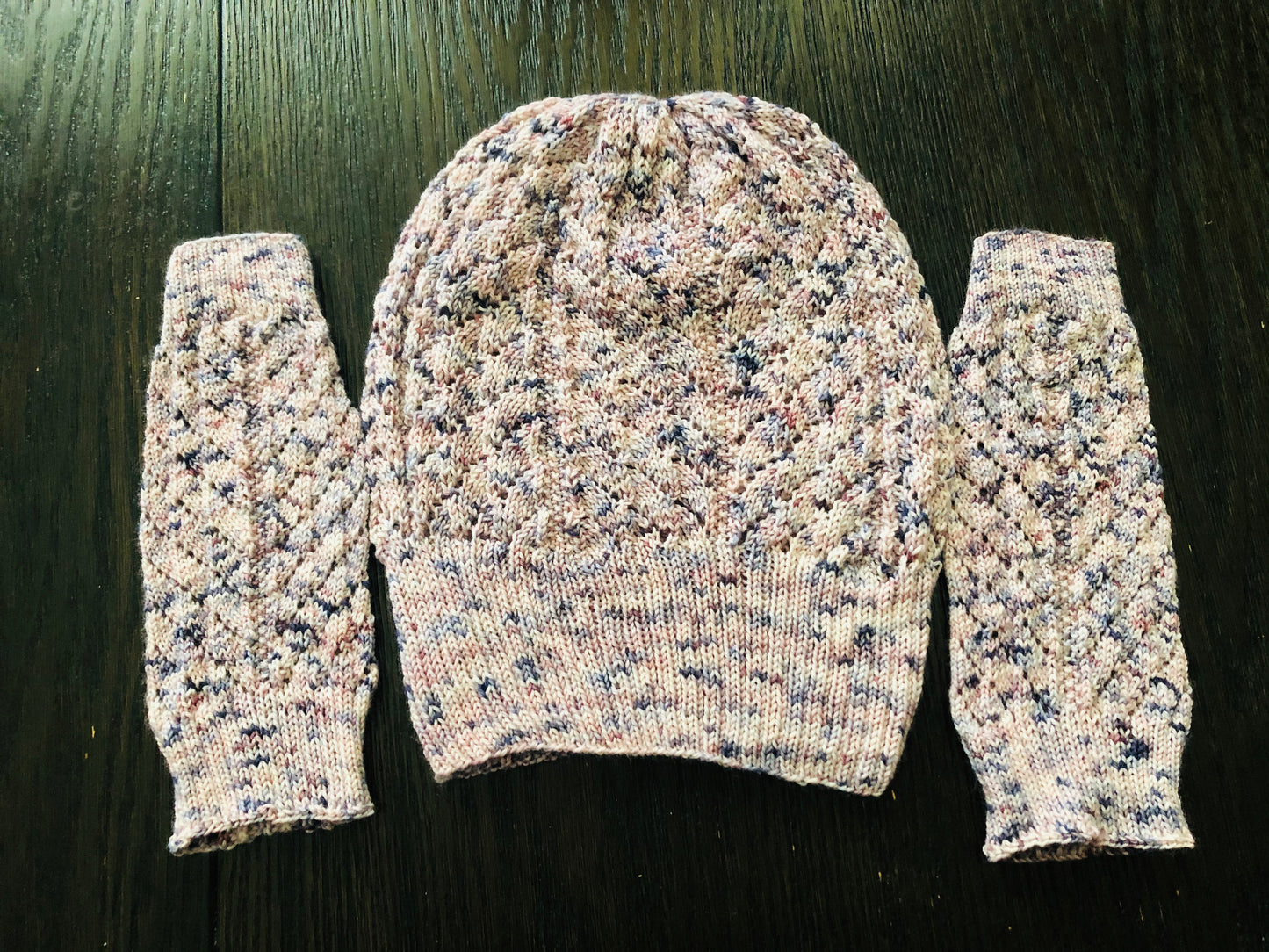 Mom's Hat & Mitts Set Pattern - digital download