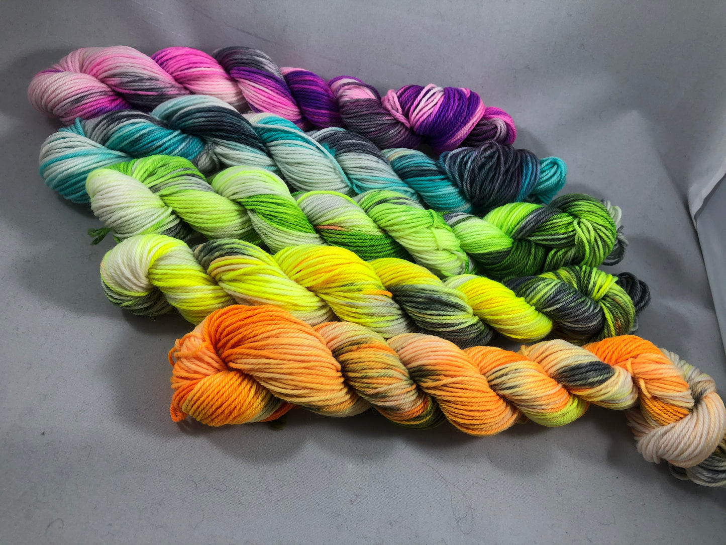 Riot Grrrl Rainbow Mini Skein Set