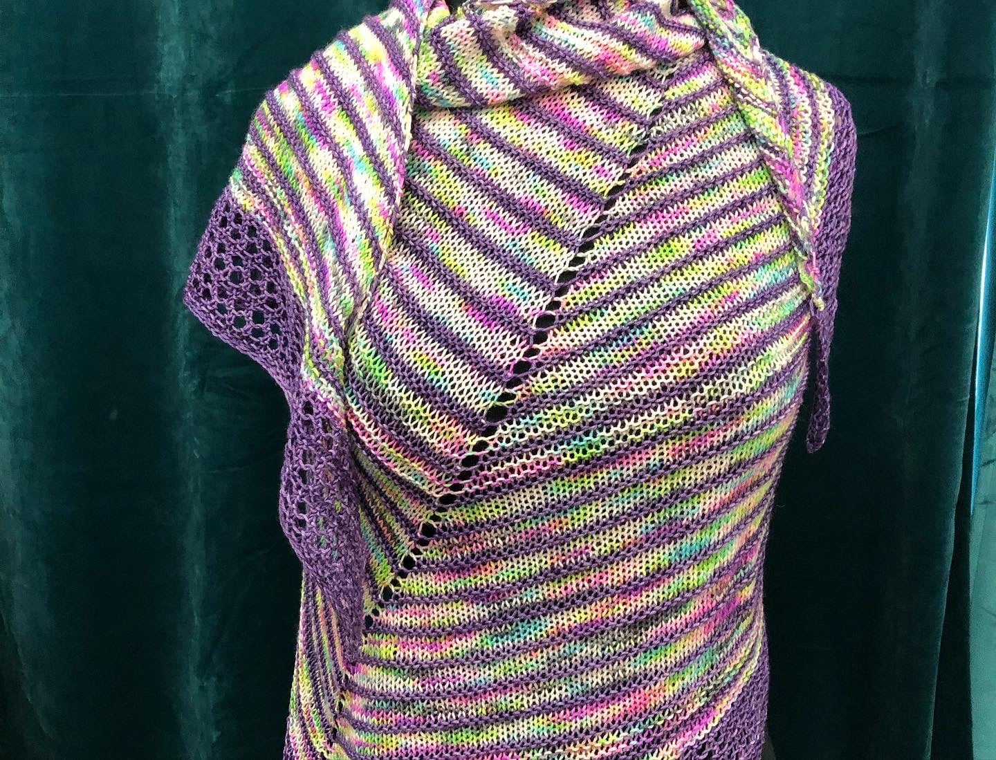 Slightly Off Center Shawl