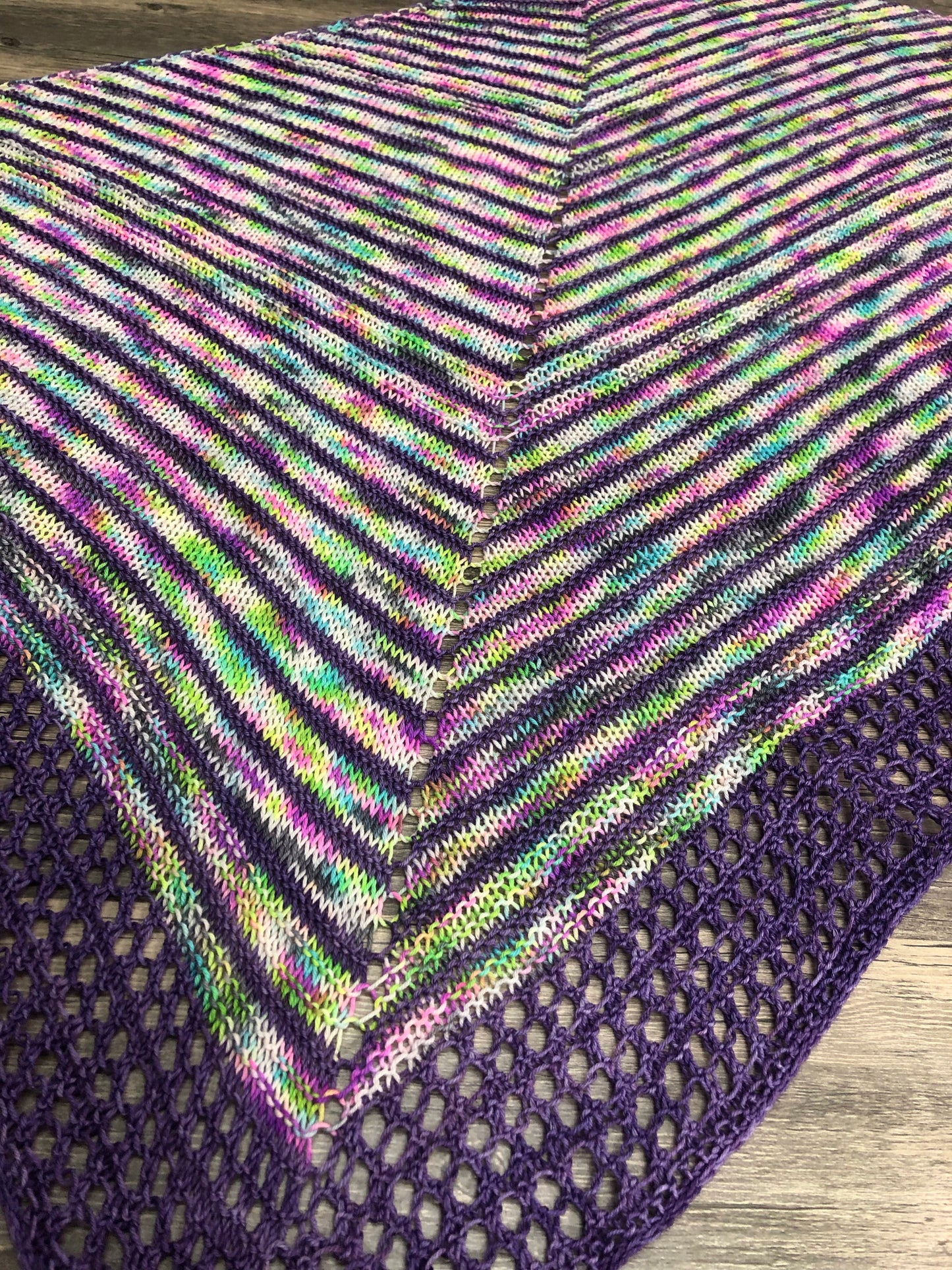 Slightly Off Center Shawl