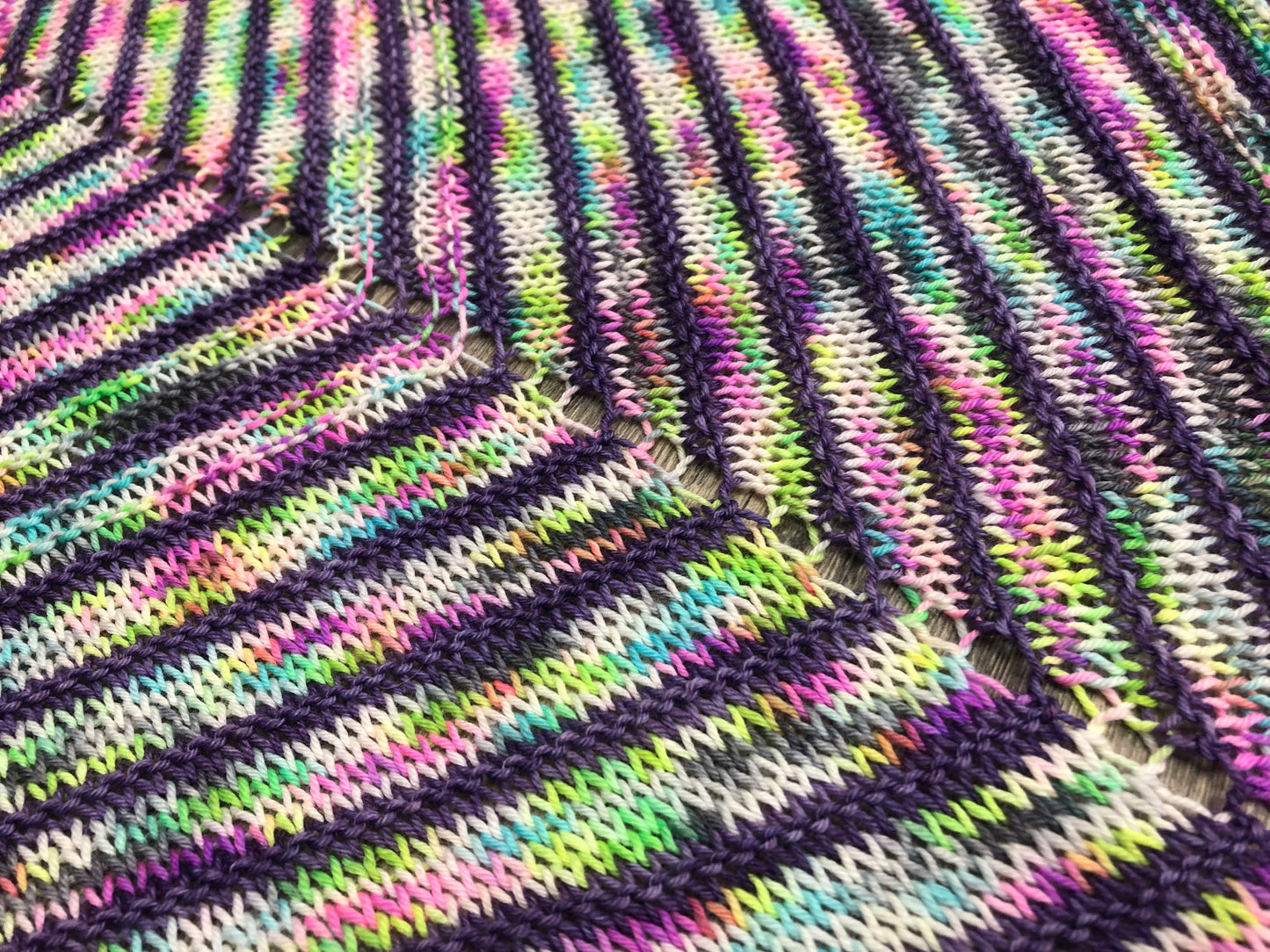 Slightly Off Center Shawl