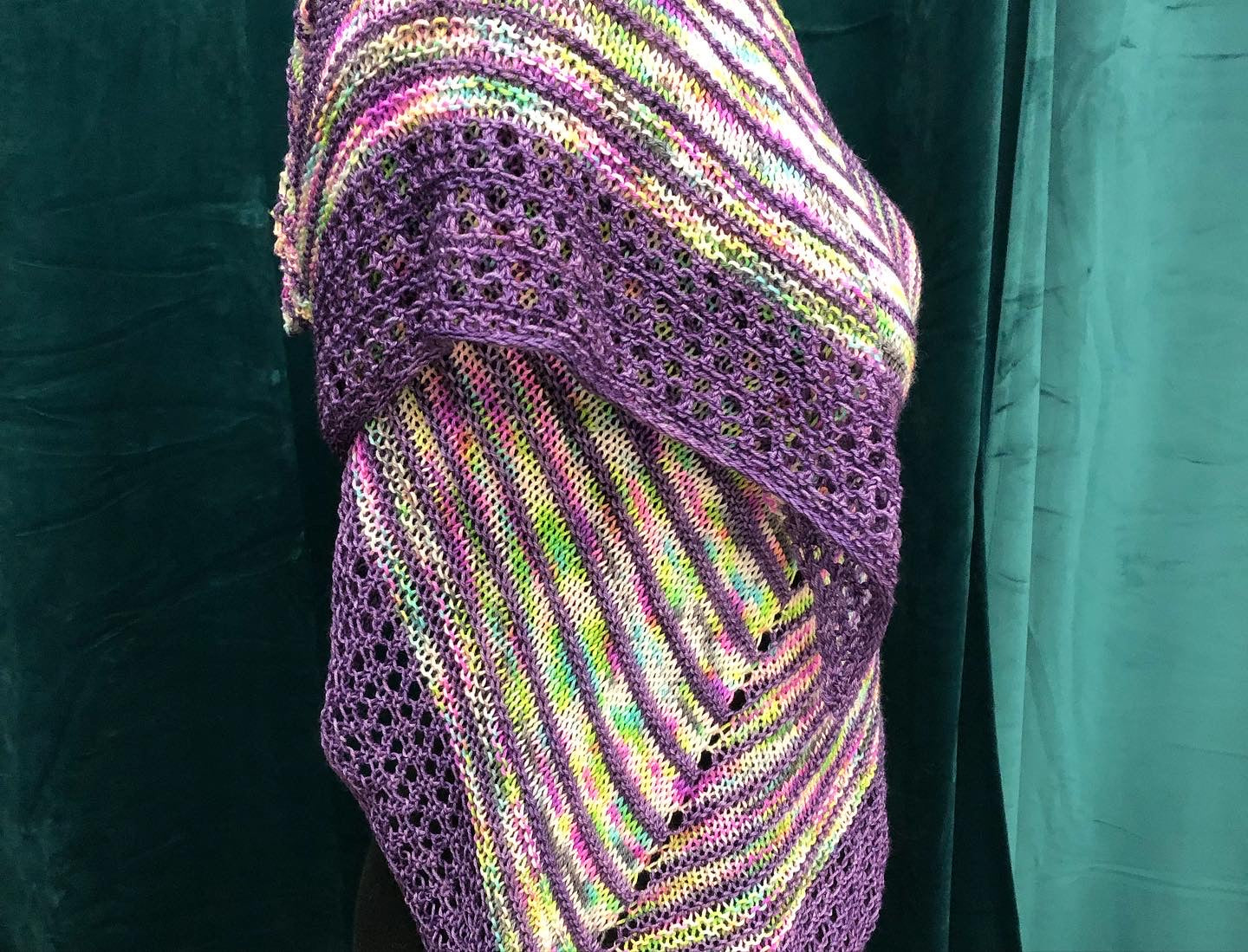 Slightly Off Center Shawl